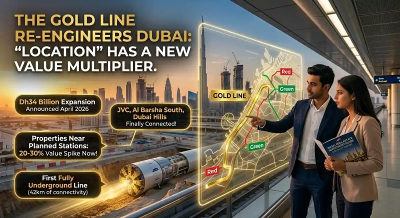 The 2026 Expansion: How the Gold Line is Changing Dubai Real Estate