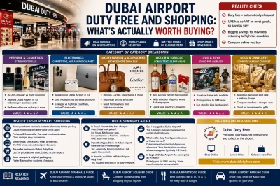 Dubai Airport Duty Free and Shopping: What's Actually Worth Buying?